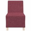 vidaXL Modulares Armfreies Sofa 2 pcs Rot 55 x 74 x 82 cm Stoff
