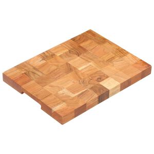 vidaXL Hackblock 40&times;30&times;3,8 cm Akazie Massivholz