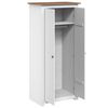 vidaXL Kleiderschrank Wei&szlig; 80&times;50&times;171,5 cm Kiefer Massiv Panama Serie