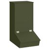 vidaXL Schweinfutterspender Olive Gr&uuml;n 55 x 38 x 76 cm