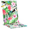 vidaXL Gartenstuhlauflagen f&uuml;r Hochlehner 2 Stk. Mehrfarbig 120x50x3cm