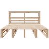 vidaXL Massivholzbett ohne Matratze 120x200 cm Kiefernholz