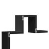 vidaXL Wandregal Schwarz 104,5x10x43 cm Holzwerkstoff