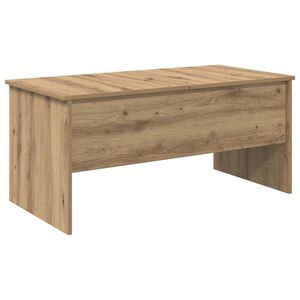 vidaXL Couchtisch Artisan-Eiche 102 x 50,5 x 46,5 cm Holzwerkstoff