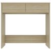 vidaXL Schreibtisch Sonoma-Eiche 80x40x75 cm Holzwerkstoff