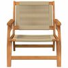 vidaXL gartenm&ouml;bel 2 pcs Beige 67 x 76 x 73 cm Massivholz Akazie