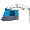 vidaXL Camping-Zelt-Set mit Dach 2 pcs Blau Taffeta und Stoff
