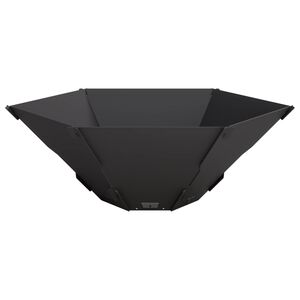 vidaXL Feuerstelle Schwarz 58,5 x 51,5 x 19,5 cm Stahl
