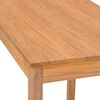 vidaXL Outdoor-Bartisch 110x60x105 Massivholz Teak