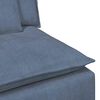 vidaXL Modulares Sofa mit Kissen Blau