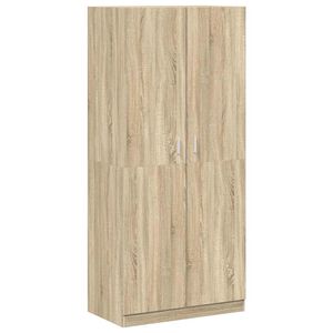 vidaXL Kleiderschrank Sonoma-Eiche 90x52x200 cm Holzwerkstoff