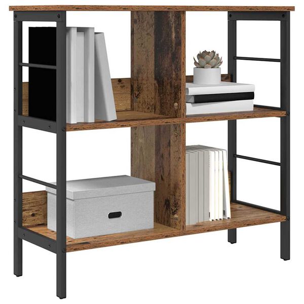 vidaXL B&uuml;cherregal Altholz 82 x 32 x 79 cm Holzwerkstoff