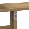 vidaXL Wandregale 2 Stk. Artisan-Eiche 50x12x50 cm Holzwerkstoff