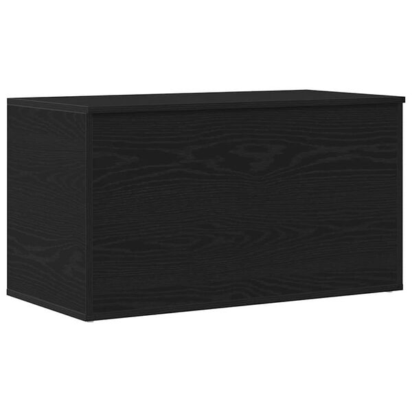 vidaXL Aufbewahrungsbox Schwarz Eichen-Optik 84 x 42 x 46 cm