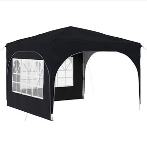 vidaXL Pop-up Partyzelt 290 x 290 x 245 cm Antrazit Oxford-Stoff