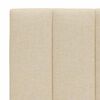 vidaXL Bettgestell ohne Matratze "Hanko" Creme 140x190 cm Stoff