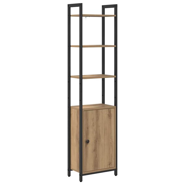 vidaXL B&uuml;cherregal Artisan-Eiche 40 x 24 x 161 cm Holzwerkstoff