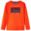 vidaXL Kinder-Langarmshirt Hellorange 104