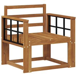 vidaXL Outdoor-Sofa Massivholz Akazie Natur