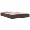 vidaXL Ottoman-Bett ohne Matratze Dunkelbraun 140x190 cm Stoff