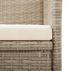 vidaXL 5-tlg. Garten-Essgruppe Beige