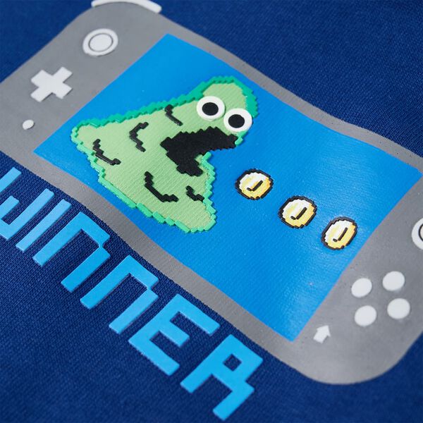 Kinder-Kapuzenpullover Dunkelblau 104