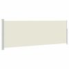 vidaXL Ausziehbare Seitenmarkise 170&times;500 cm Creme
