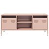 vidaXL TV-Schrank Rosa 101,5x39x43,5 cm Kaltgewalzter Stahl