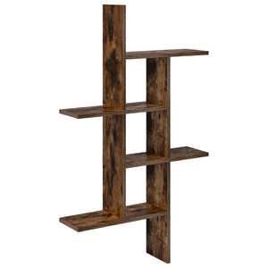 vidaXL Wandregal Raucheiche 61 x 15 x 102 cm Holzwerkstoff