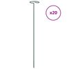 vidaXL Pflanzenst&uuml;tzen 20 Stk. Dunkelgr&uuml;n 40 cm Stahl