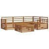 vidaXL Outdoor-Sofagarnitur 5 Stk. Natur Massivholz Akazie