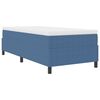 vidaXL Boxspringbett Blau 90 x 190 cm Cordstoff