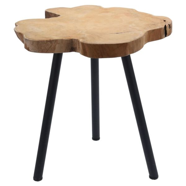 H&S Collection Beistelltisch Teak 40 cm