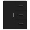 vidaXL Sideboard Schwarz 60x31x70 cm Holzwerkstoff