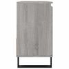 vidaXL Badschrank Grau Sonoma 65x33x60 cm Holzwerkstoff