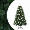 vidaXL K&uuml;nstlicher Weihnachtsbaum mit Weihnachtskugeln 120 cm 150 LEDs