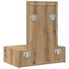 vidaXL Schminktisch mit Schubladen Braun 60 x 40 x 70 cm Holzwerkstoff