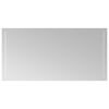 vidaXL LED-Badezimmerspiegel Transparent 50 x 10 cm Geh&auml;rtetes Glas