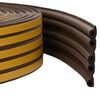 vidaXL Selbstklebende Fensterdichtung Braun 9 x 6 mm 50 m