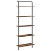 vidaXL B&uuml;cherregal Ger&auml;ucherte Eiche 60 x 24 x 168 cm Holzwerkstoff