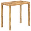 vidaXL Bartisch 112x60x108 cm Raues Mangoholz