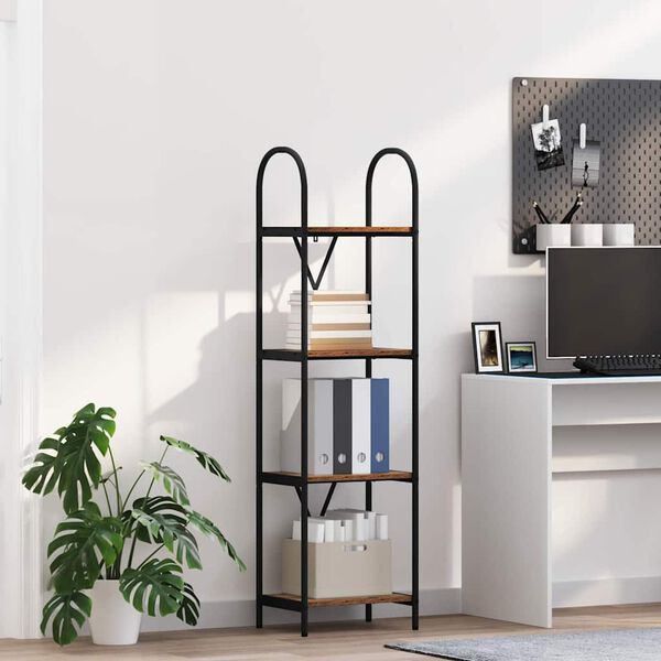 vidaXL B&uuml;cherregal Altholz 40 x 30 x 146 cm Holzwerkstoff