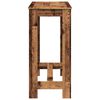 vidaXL Bartisch Altholz-Optik 102x50x103,5 cm Holzwerkstoff