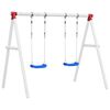 vidaXL Schaukelsitze mit Seilen 2 Stk. Blau 38x16 cm Polyethene