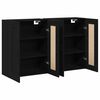 vidaXL Wandmontierter Schrank 2 Stk. Artisan-Eiche 69,5 x 34 x 90 cm