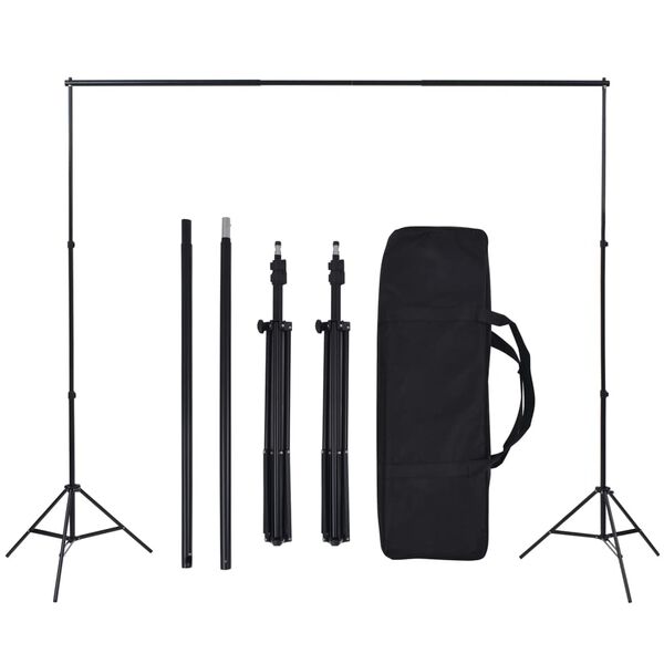 vidaXL Fotostudio-Set mit Beleuchtung, Aufnahmetisch und Reflektor