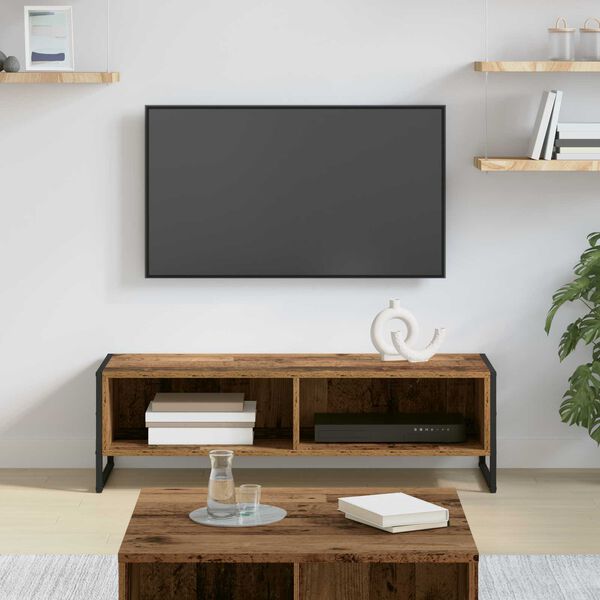 vidaXL TV-Schr&auml;nk Altholz 100 x 36,5 x 30,5 cm Holzwerkstoff