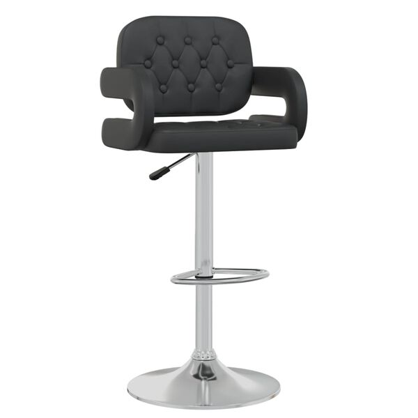vidaXL Barhocker Schwarz Kunstleder