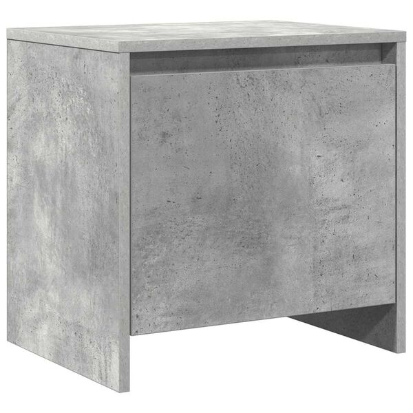 vidaXL Nachttisch Betongrau 45x34x44,5 cm Holzwerkstoff