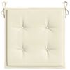 vidaXL Gartenstuhl-Kissen 4 Stk. Creme 40x40x4 cm Oxford-Gewebe